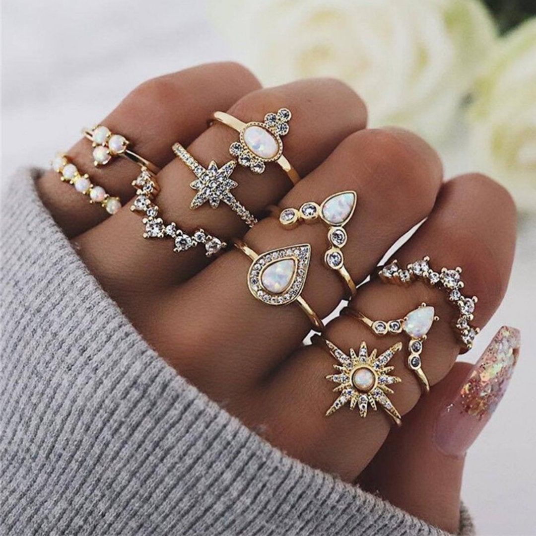 Unique premium set with 8 to 12 rings