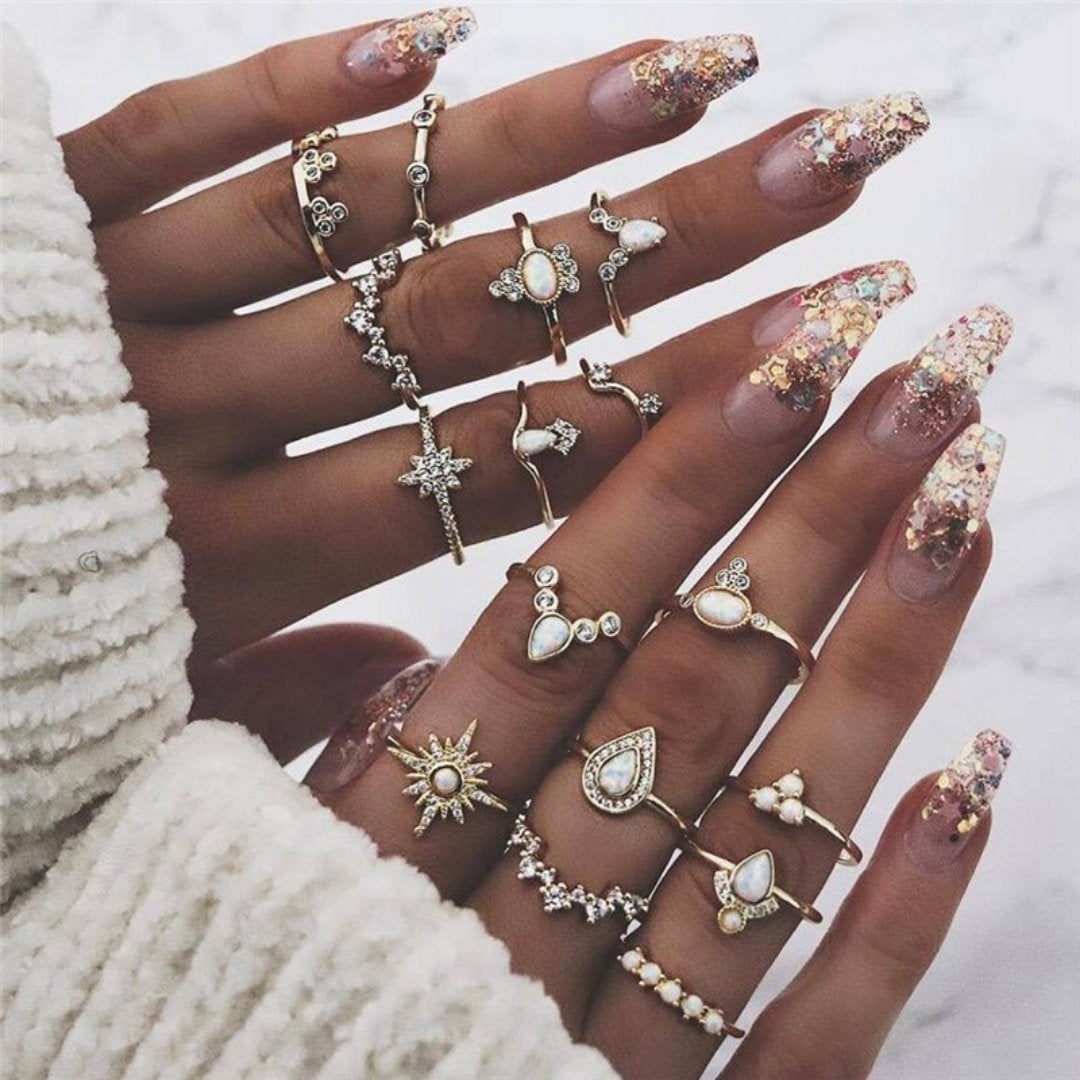 Unique premium set with 8 to 12 rings