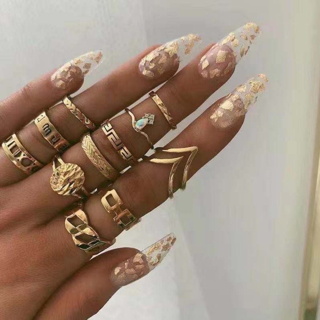 Unique premium set with 8 to 12 rings