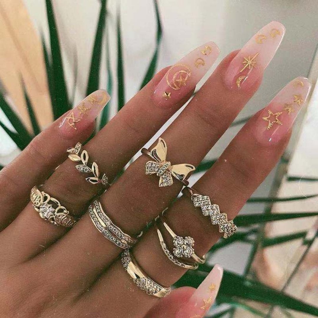 Unique premium set with 8 to 12 rings