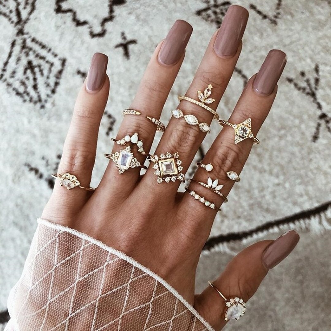 Unique premium set with 8 to 12 rings