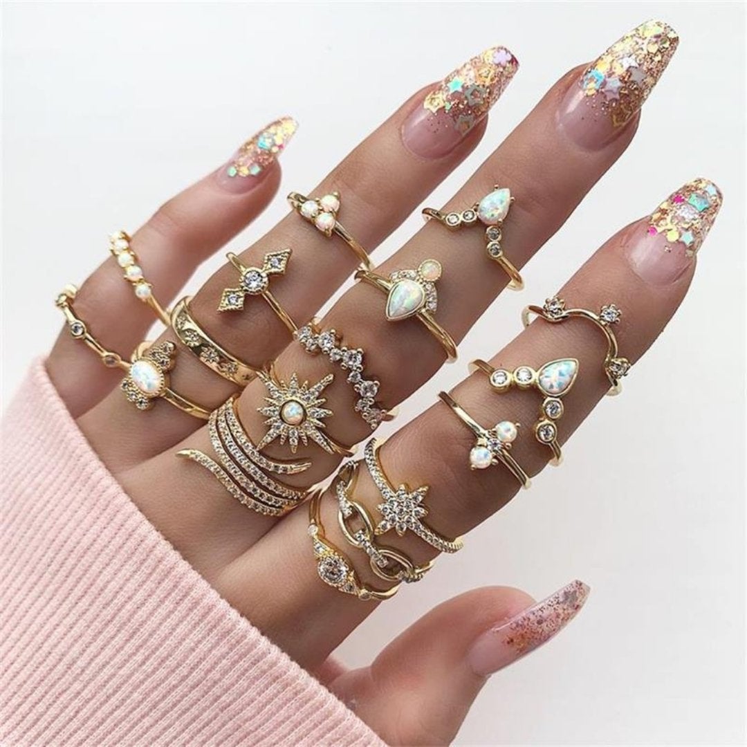 Unique premium set with 8 to 12 rings