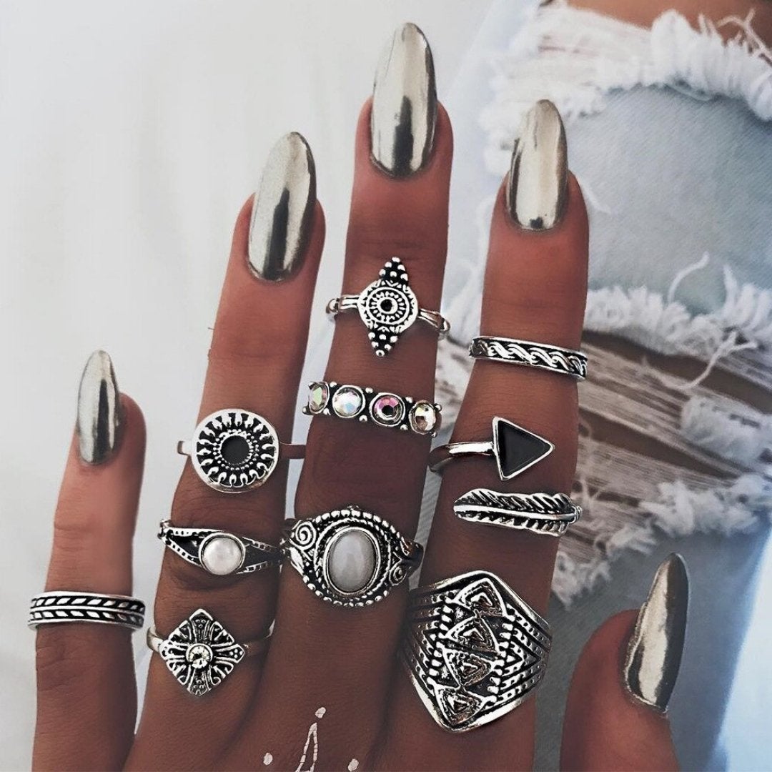 Unique premium set with 8 to 12 rings